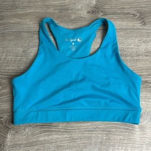 Reel Legends Teal Sports Bra Medium